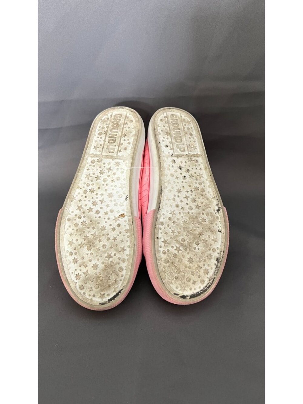 Barbie Pink High-Top Sneakers With Logo Print & White Toe Cap Size 1 Non-Leather - Picture 4 of 5